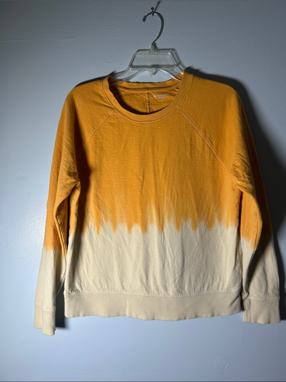 Athleta Mustard Crewneck Sweatshirt